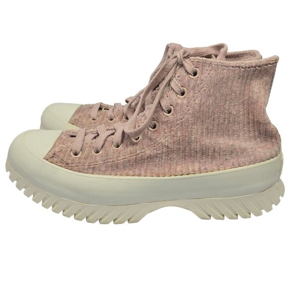 Converse CTAS Lugged 2.0 Hi Stone Mauve/Saddle/Egret Women's 10.5 - Picture 8 of 8